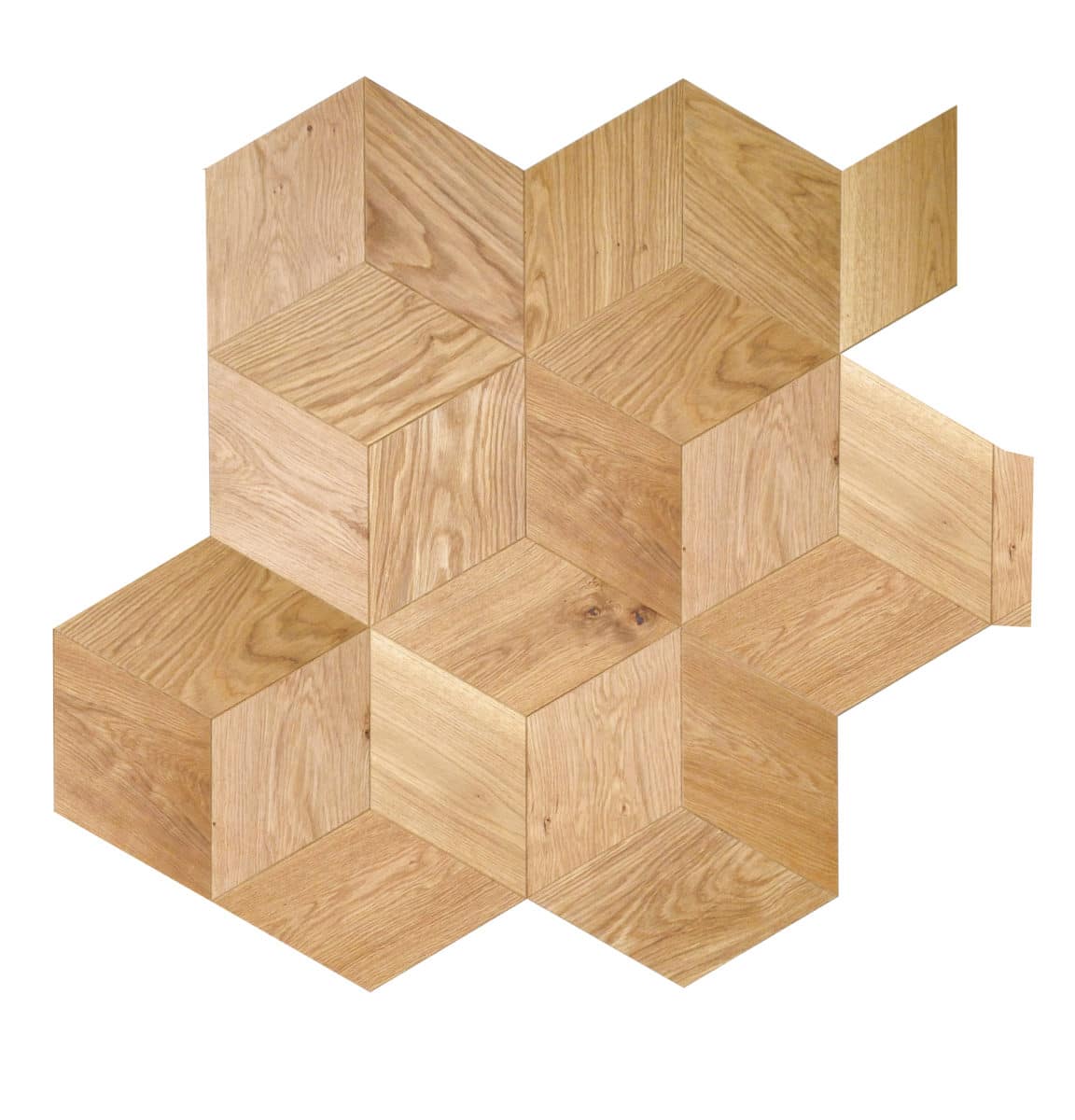 Montage panneau sur mesure Pyramide parquet