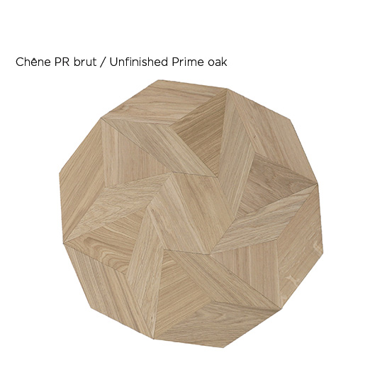 Motif Geométrix - Panneau personnalisable - Motif Original - Design Parquet - chene pr brut